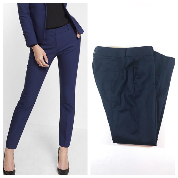 low rise columnist ankle pant